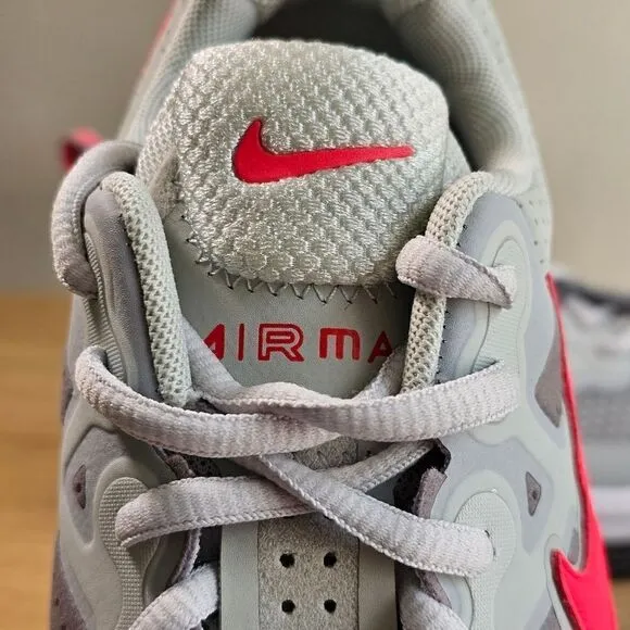 Nike Air Max Genome 360 Shoes Youth 7 Grey White Red Black Vapormax Sneakers New