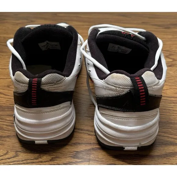 Nike‎ Air Monarch IV 416355-101 Black White Athletic Shoes Sneakers Mens Sz 14