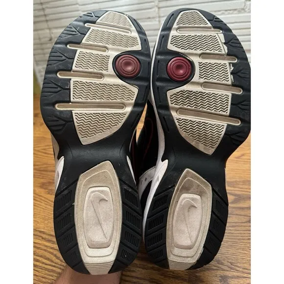 Nike‎ Air Monarch IV 416355-101 Black White Athletic Shoes Sneakers Mens Sz 14