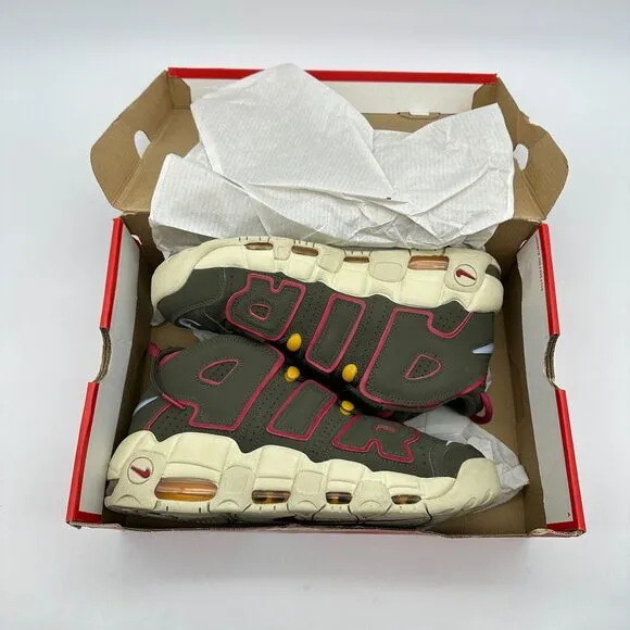 Nike Air More Uptempo Cargo Khaki Mens Size 9 Athletic Shoes DH0622-300