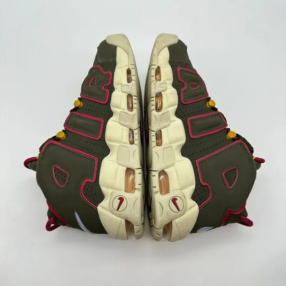 Nike Air More Uptempo Cargo Khaki Mens Size 9 Athletic Shoes DH0622-300
