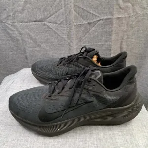 Nike Air Zoom Winflo 7 Mens Size 14 Black Athletic Shoes Sneakers CJ0291-001