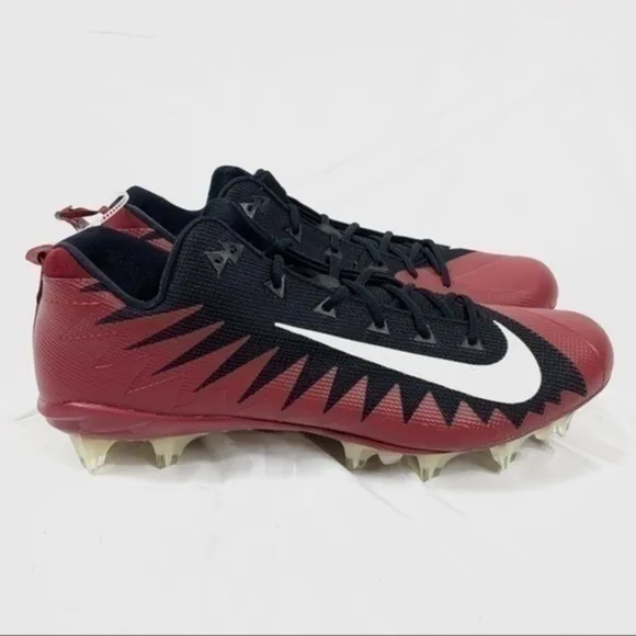 Nike Alfa Cleat Red Black shoes Men size 17