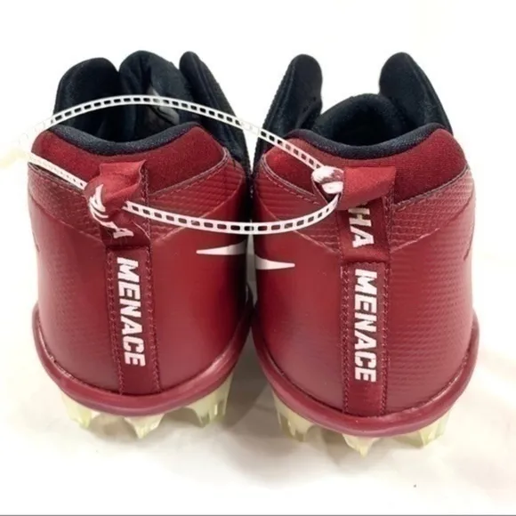 Nike Alfa Cleat Red Black shoes Men size 17