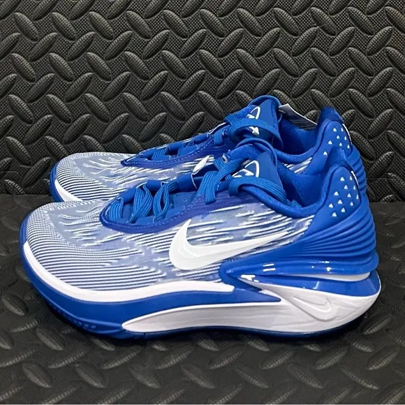 Nike Athletic Basketball Shoes Blue White Mens Size 5.5 Womens Size 7‎