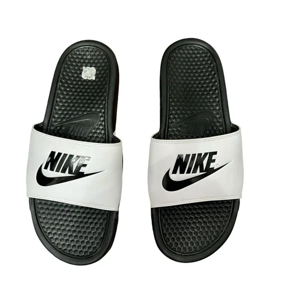 Nike Benassi Solarsoft Slides Sandals Anthracite 705513-090 Size 10