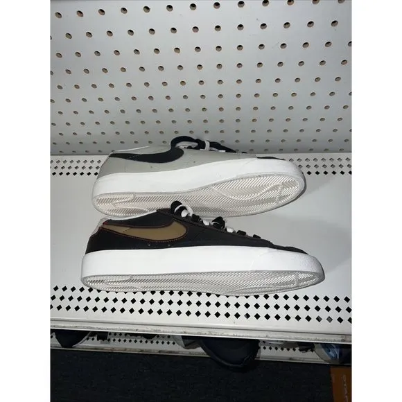 Nike Blazer Low '77 Premium Mens Leather Athletic Shoes Size 8.5 Multi Color