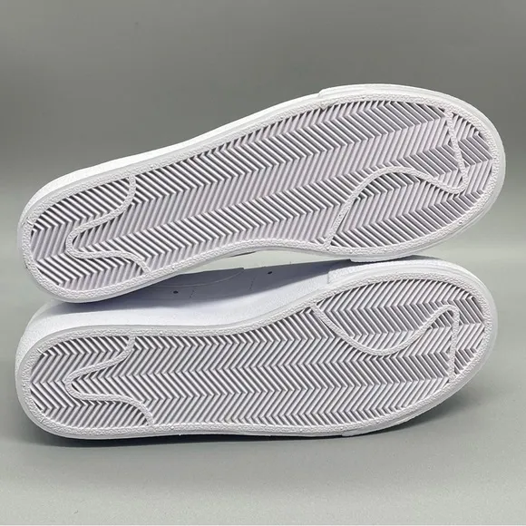 Nike Blazer Low Platform Shoes Women’s Triple White Brand New