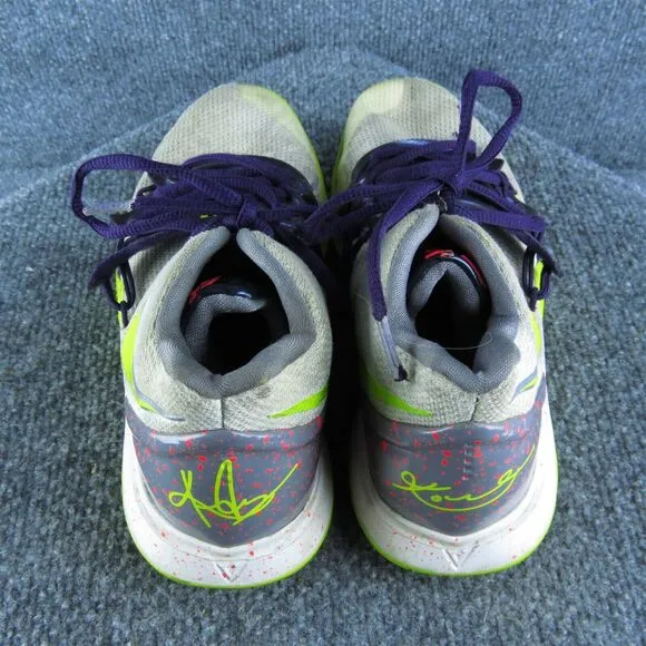 Nike Boys Sneaker Shoes Sz Y 5 Medium Athletic Gray Fabric Lace Up