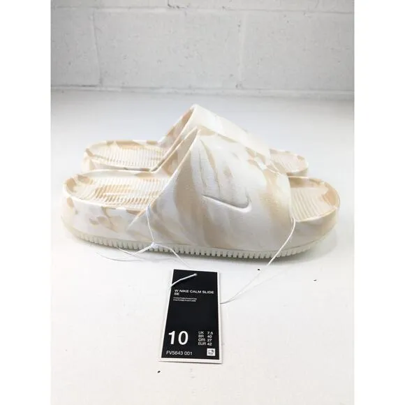 Nike Calm SE Slide Sandals - Phantom Marble - 10W 9M