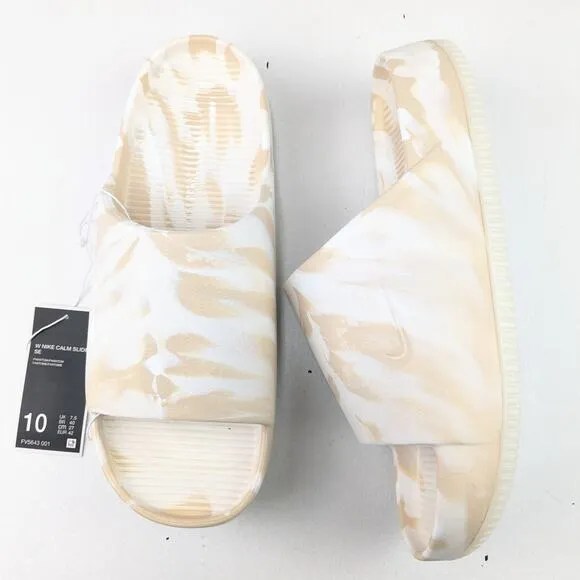 Nike Calm SE Slide Sandals - Phantom Marble - 10W 9M