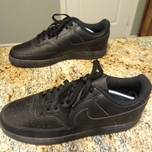 Nike COURT VISION LOW Men's Black CD5463-002 Athletic Sneaker Shoes Sz 12
