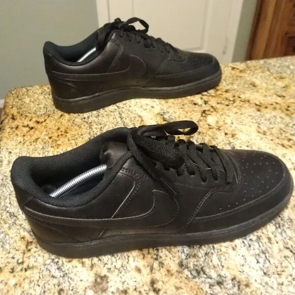 Nike COURT VISION LOW Men's Black CD5463-002 Athletic Sneaker Shoes Sz 12