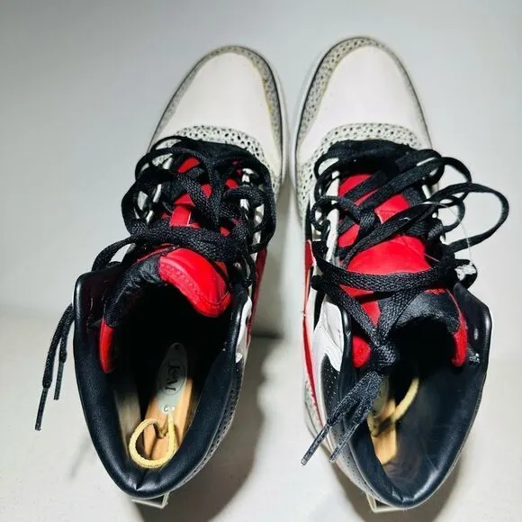 Nike Delta Force High Men's Size 11 US Athletic Shoes White Black Red 370424-161