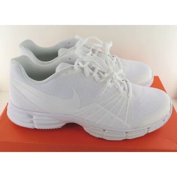 Nike Dual Fusion TR 5 White Mens Athletic Shoes