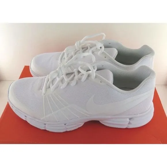 Nike Dual Fusion TR 5 White Mens Athletic Shoes
