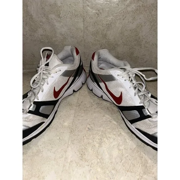 Nike Dual Fusion TR White/Red/Black Athletic Running  Dad Shoes Men’s Size 14