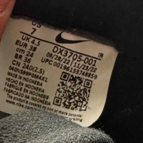 Nike dx3705-001 Air Max INTRLK Lite Athletic Shoes Black/White Womens 7