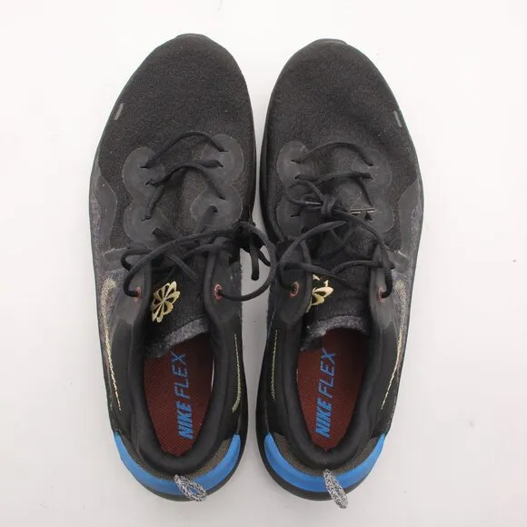 Nike Flex RN Men's Size 14 Melon Blue/Black Athletic Shoes 2021 Run CW3408-001