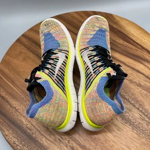 Nike Free RN Flyknit Shoes Womens Size 7 Running Comfort Walking Trainer Gym
