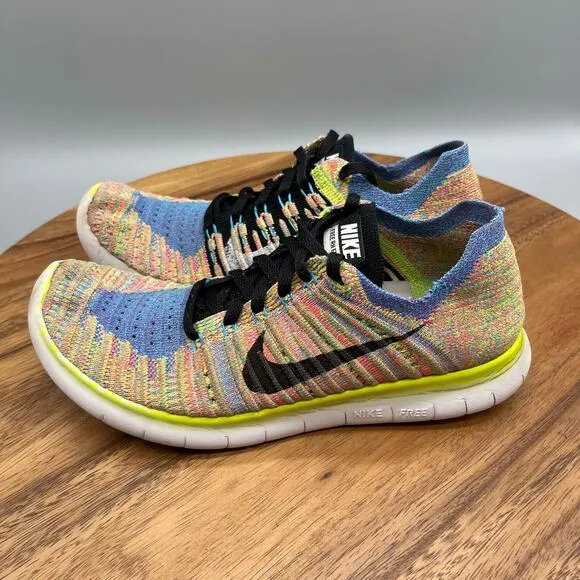 Nike Free RN Flyknit Shoes Womens Size 7 Running Comfort Walking Trainer Gym
