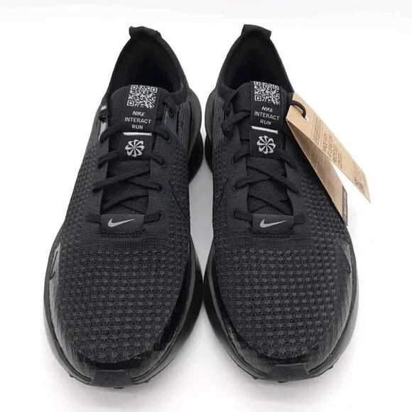 Nike Interact Run SE (Mens 11.5) Lace‎ Up Running Shoes Athletic Sneakers Black