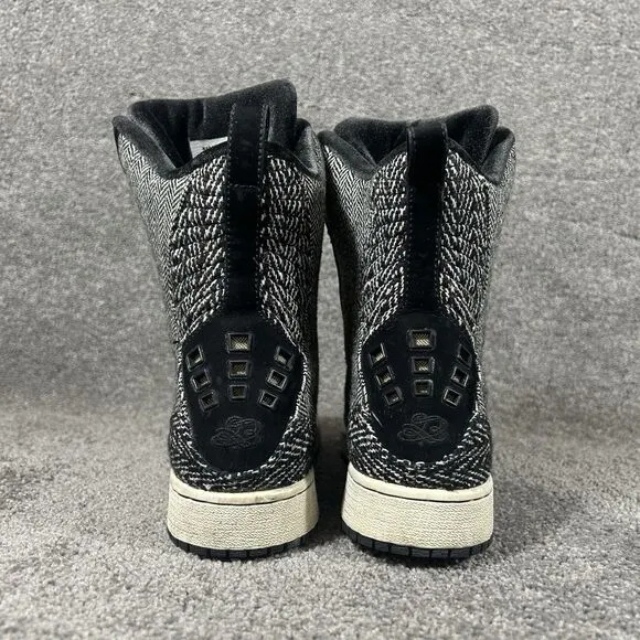 Nike Jordan Flight 23 6” GS Black Hi Top Boots 331944-072 Size 5Y Women’s Sz 6.5