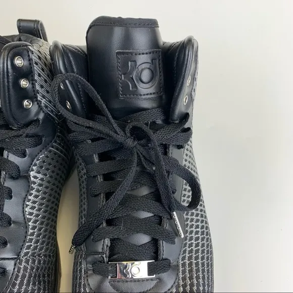 Nike KD Vlll 8 NSW Lifestyle Mens Sz 8.5 Silver Black Athletic Shoes 749637-004