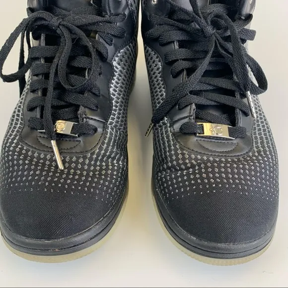 Nike KD Vlll 8 NSW Lifestyle Mens Sz 8.5 Silver Black Athletic Shoes 749637-004