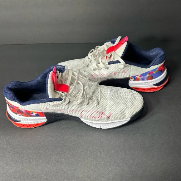 Nike Kids White and Pink Athletic Shoes