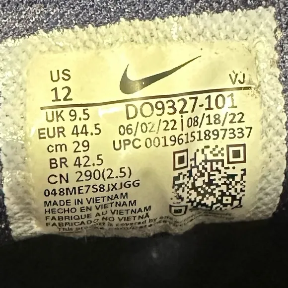 Nike Kids White and Pink Athletic Shoes