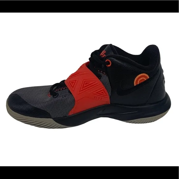 Nike Kyrie Flytrap III GS Basketball Athletic Shoe Black Red BQ5620-011 Sz 5.5Y