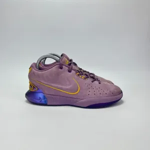 Nike LeBron 21 Freshwater Purple Athletic Basketball Shoes Youth Size 6.5 Y