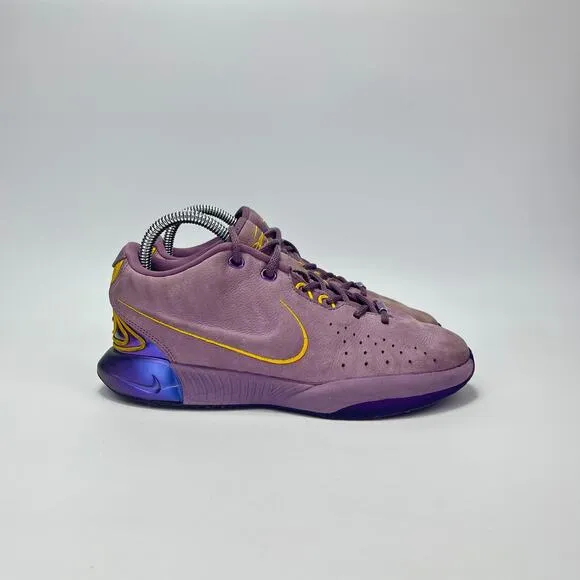 Nike LeBron 21 Freshwater Purple Athletic Basketball Shoes Youth Size 6.5 Y