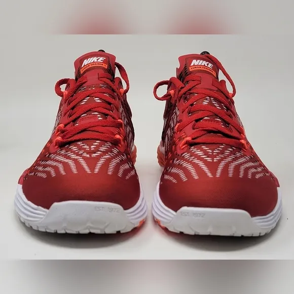 NIKE Lunar Trainer 1 Caldra Athletic Shoes Men's Size 6.5 Red/White 803879-616