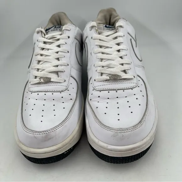 Nike Men’s Air Force 1 Triple White Athletic Workout Shoes Sneakers - Size 14