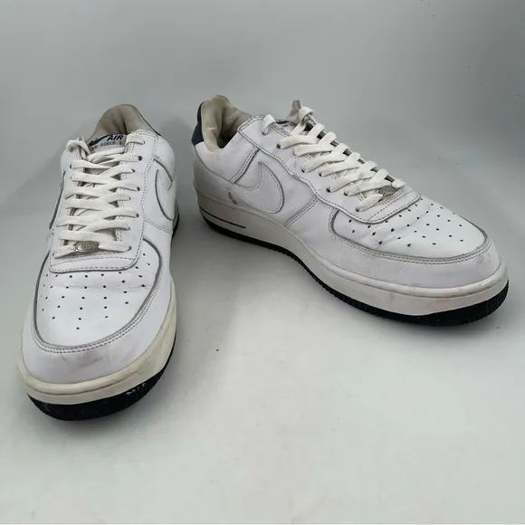 Nike Men’s Air Force 1 Triple White Athletic Workout Shoes Sneakers - Size 14