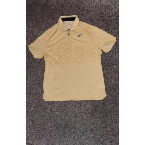 Nike Men's Dri-FIT ADV Tiger Woods Golf Yellow Polo
