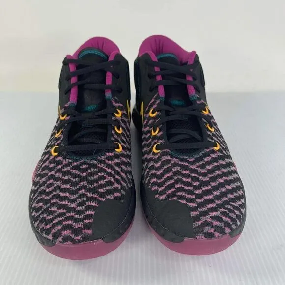 Nike Men's KD Trey 5 VIII Black Gold Purple Mid Shoes US 9.5 Athletic Sneakers