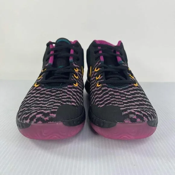 Nike Men's KD Trey 5 VIII Black Gold Purple Mid Shoes US 9.5 Athletic Sneakers