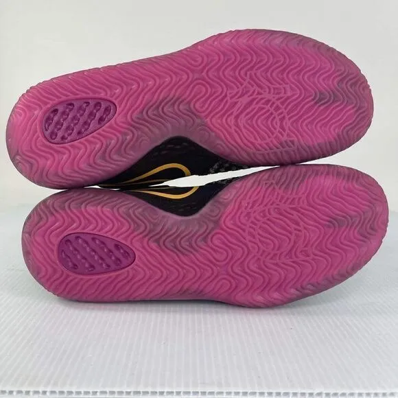 Nike Men's KD Trey 5 VIII Black Gold Purple Mid Shoes US 9.5 Athletic Sneakers