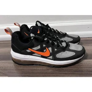 Nike Mens Size 8 Air Max Genome Orange Gray Fog Black Sneakers Shoes Comfort