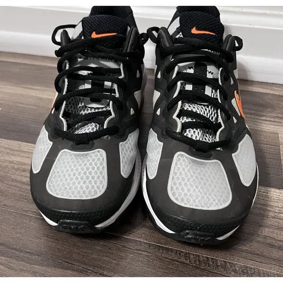 Nike Mens Size 8 Air Max Genome Orange Gray Fog Black Sneakers Shoes Comfort