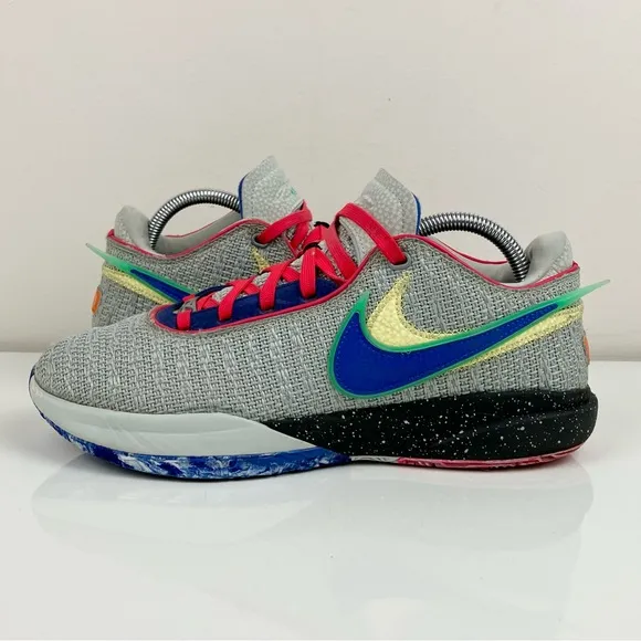 Nike Men’s Size 8.5 LeBron XX 20 ‘Nike Lifer’ Gray Athletic Basketball Shoes
