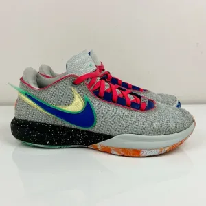 Nike Men’s Size 8.5 LeBron XX 20 ‘Nike Lifer’ Gray Athletic Basketball Shoes