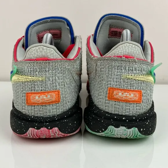 Nike Men’s Size 8.5 LeBron XX 20 ‘Nike Lifer’ Gray Athletic Basketball Shoes