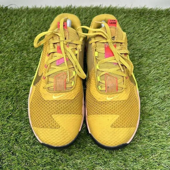Nike Metcon 7 X Rawdacious Men's Size 10 US DA8110-721 Yellow Athletic Shoes
