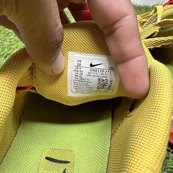 Nike Metcon 7 X Rawdacious Men's Size 10 US DA8110-721 Yellow Athletic Shoes