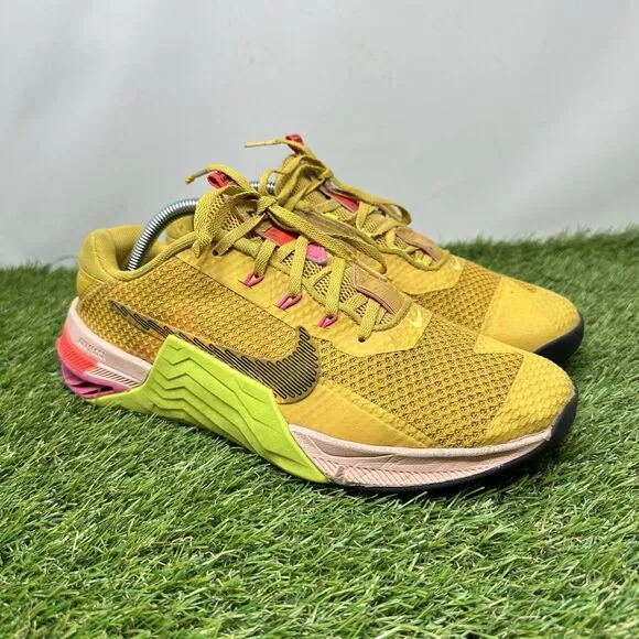 Nike Metcon 7 X Rawdacious Men's Size 10 US DA8110-721 Yellow Athletic Shoes