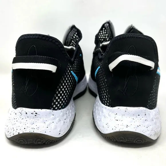 Nike PG 4 Athletic Sneaker Shoe Black Blue White Mens 14